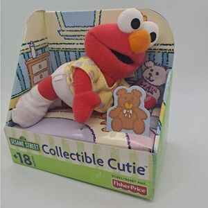 Sesame Street 2001 Elmo Plush Collectible Cutie